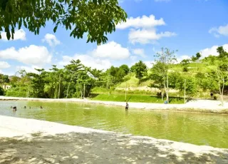 Lago do Parque da Biquinha fecha temporariamente para limpeza e manutenção em Teixeira de Freitas