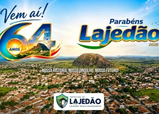Lajedão confirma festa dos 64 anos nos dias 24, 25 e 26 de julho e anuncia Silvanno Sales como primeira atração