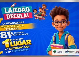 Lajedão conquista destaque na educação, alcança o 1º lugar no Extremo Sul e entra no ranking dos melhores da Bahia