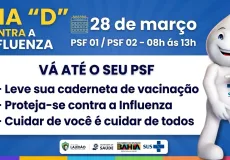 Lajedão realiza Dia “D” de Vacinação contra a Influenza neste sábado 28