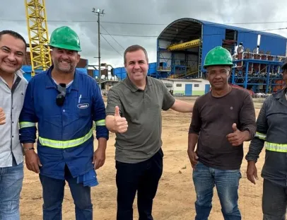 Lajedão rumo ao progresso: Prefeito Tonzinho visita Usina e anuncia início da moagem em agosto