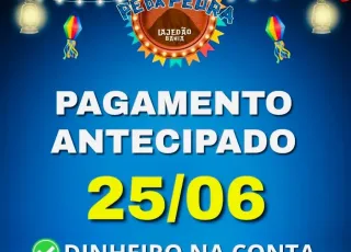 Lajedão -   Prefeito Tonzinho antecipa salários dos servidores para impulsionar o "1º Arraiá Pé da Pedra" 