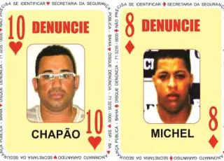 Latrocidas de PM entram no Baralho do Crime