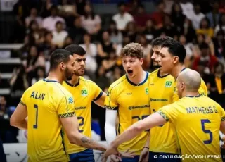 Liga das Nações: Brasil fecha 1ª fase na liderança e mira no mata-mata