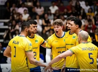 Liga das Nações: Brasil fecha 1ª fase na liderança e mira no mata-mata