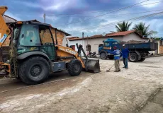 Limpeza e manutenção: Bairro Alameda do Atlântico recebe força-tarefa de limpeza da Prefeitura de Prado