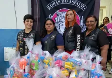 Lobas do Asfalto transformam paixão pelo motociclismo em ações de solidariedade em Teixeira de Freitas