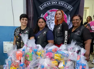 Lobas do Asfalto transformam paixão pelo motociclismo em ações de solidariedade em Teixeira de Freitas