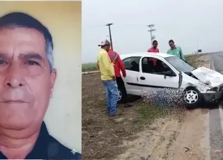 Loteiro de Lajedão de 74 anos morre prensado pelo próprio carro  na BA 290 em Medeiros Neto