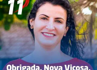 Luciana será a primeira mulher a comandar a administração de Nova Viçosa