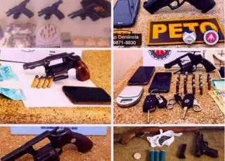 Mais de 30 armas de fogo são retiradas das ruas de Teixeira por equipes da 87ª CIPM
