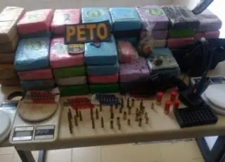 Mais de 50 quilos de cocaína foram apreendidos pela PM no campos da UFRB em Cruz das Almas