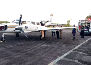 Mais um voo pela vida: Prefeitura de Mucuri transfere bebê de dois meses em UTI aérea para Hospital em Salvador