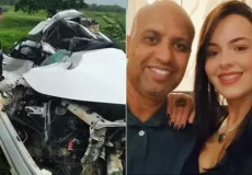 Major da PM e esposa morrem em acidente no oeste da BA; casal viajava para Salvador