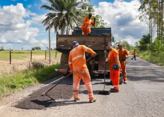 Manutenção da BA-489 entre Itamaraju e Prado reforça compromisso com a mobilidade e segurança na região