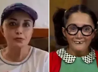 Maria Antonieta de las Nieves, a Chiquinha de Chaves, sofre queda em teatro e é internada 