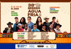 Medeiros Neto: Abertura oficial do 38º Arraiá do Água Fria acontece nesta quinta-feira (11) com shows dos Filhos da Terra 