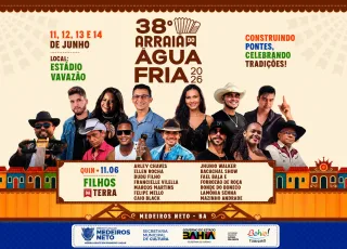 Medeiros Neto: Abertura oficial do 38º Arraiá do Água Fria acontece nesta quinta-feira (11) com shows dos Filhos da Terra 