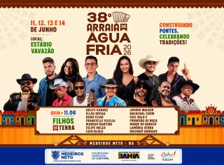 Medeiros Neto: Abertura oficial do 38º Arraiá do Água Fria acontece nesta quinta-feira (11) com shows dos Filhos da Terra 