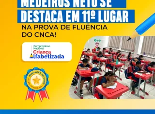 Medeiros Neto brilha mais uma vez na educação e fica em 11° lugar em toda a Bahia