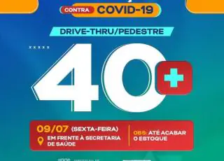 Medeiros Neto: Prefeitura realizará o segundo Drive-Thru/pedestre de imunização contra a Covid-19 nesta sexta-feira