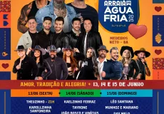 Medeiros Neto se prepara para o 37º Arraiá do Água Fria: três dias de festa com atrações nacionais