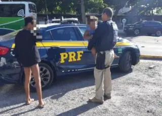 Menino de dois anos é resgatado pela PRF após ter sido levado por uma adolescente