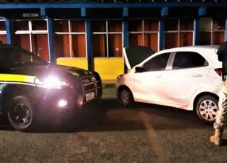 Menor é apreendido pela PRF transitando na BR 324 com veículo roubado