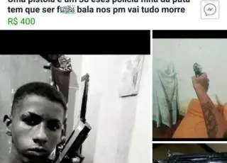 Menor que morreu em confronto com a PM ostentava armas nas redes sociais