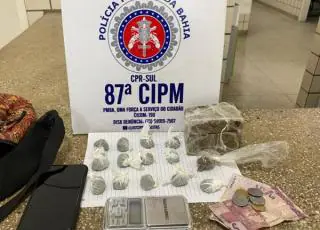 Menores são apreendidos  pela PM com maconha em Teixeira de Freitas