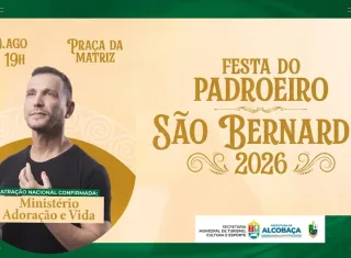 Ministério Adoração e Vida é confirmado na Festa do Padroeiro São Bernardo 2026 em Alcobaça