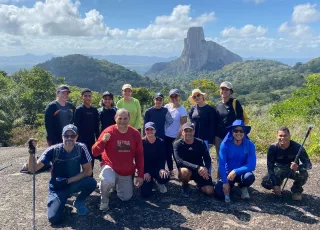 Montanhistas buscam aventura no monte Serra Grande, em Itamaraju 