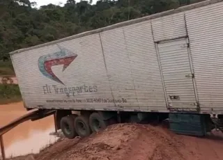 População cobra solução para caos em desvio da BR-101 após interdição de ponte sobre o Rio Jequitinhonha