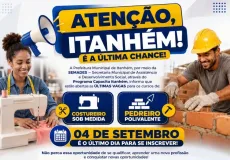 Moradores de Itanhém têm até 4 de setembro para se inscrever em cursos profissionalizantes Mais chamativos
