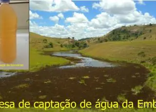 Moradores de vereda reclamam da qualidade da água da Embasa