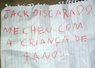 Morte violenta: Homem é executado e bilhete aponta ligação com estupro de criança em Cabrália