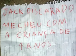 Morte violenta: Homem é executado e bilhete aponta ligação com estupro de criança em Cabrália