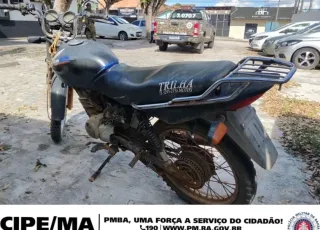 Moto com adulteração de características é apreendida durante OPERAÇÃO ORIZON 2024 em Itanhém