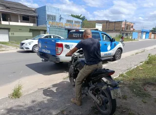 Motocicleta utilizada em tentativa de homicídio é apreendida em Eunápolis