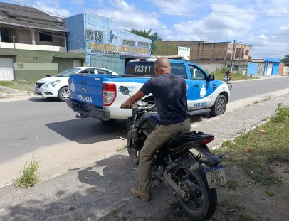 Motocicleta utilizada em tentativa de homicídio é apreendida em Eunápolis