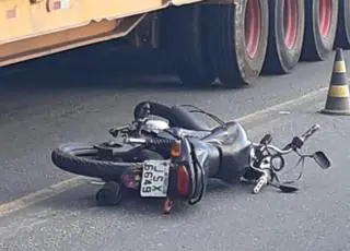 Motociclista morre em acidente na BR 101 em Itamaraju