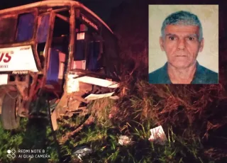 BR 101 - Motorista de ônibus  morre em acidente na "Curva do Quiabo" em Itamaraju. Três pessoas tiveram ferimentos grves.