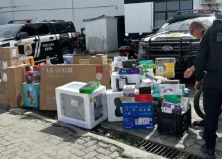 Motorista é preso por desvio de cargas de plataforma de e-commerce e mercadorias são apreendidas na Bahia