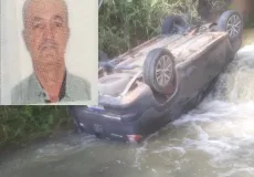 Motorista morre após capotar carro e cair dentro de córrego  na BA-284, em Itamaraju
