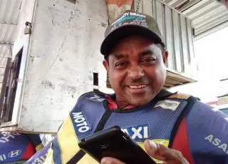 Mototaxistas de Teixeira de Freitas de luto pela morte do colega Adilson de Jesus