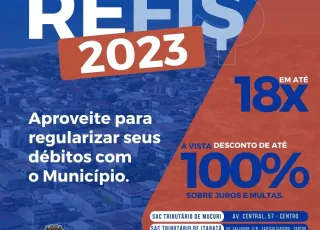 Mucuri: Acaba dia 15 o prazo da concessão de 100% de anistia de juros e multas para contribuintes em débito com impostos municipais