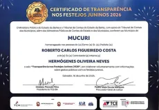 Mucuri conquista Selo de Transparência e se destaca entre os municípios baianos pela responsabilidade na gestão dos festejos populares