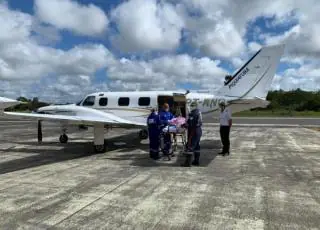 Mucuri: Criança recém-nascida é transferida de UTI Aérea para Salvador