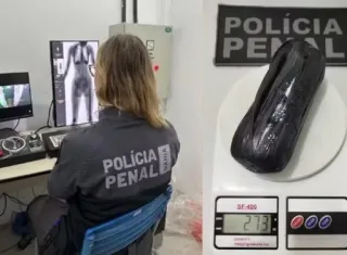 Mulher é presa ao tentar entrar com cocaína escondida nas partes íntimas em presídio de Feira de Santana