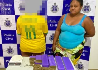 Mulher é presa e menor é apreendida com drogas em Caravelas